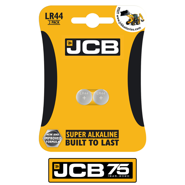 JCB Size LR44 1.5v Button Batteries