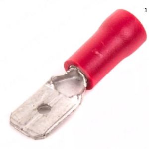 Electrical Terminals Male Blade Red 6.3mm