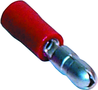 Electrical Terminals Male Bullet Red