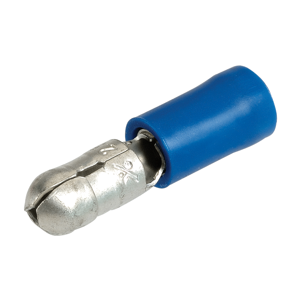 Electrical Terminals Male Bullet Blue 5.0mm