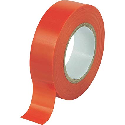 PVC Tape 19mm x 20mtr - Red BS3924