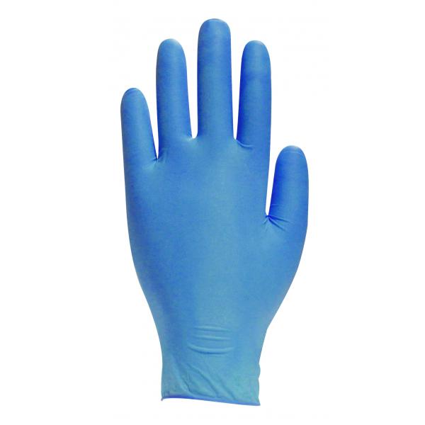 Gloves Nitrile Finite Blue P/Free - Medium S7.5