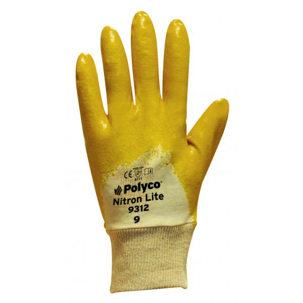 Gloves Nitron Lite Knit Wrist Yellow S9 (Pr)