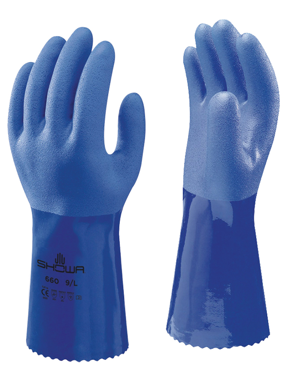 PVC Gloves Showa 660 Oil Resistant S9 (Pr)