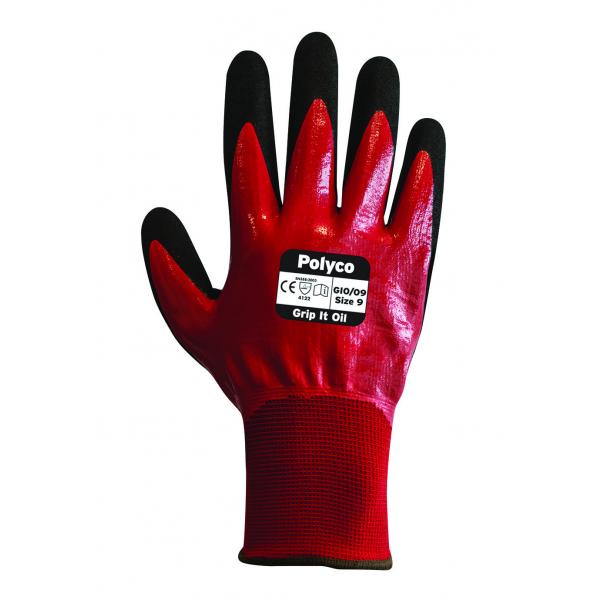 Grip It Oil Knitted Nylon & Nitrile Glove XL S11 (Pr)